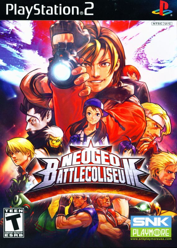 NeoGeo Battle Coliseum box art for Playstation 2